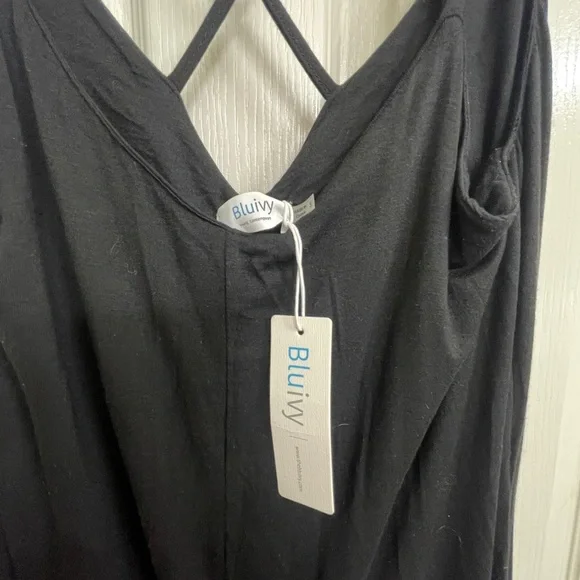 Bluivy Black Strappy Jumpsuit Romper Size Small NWT - Picture 6 of 7
